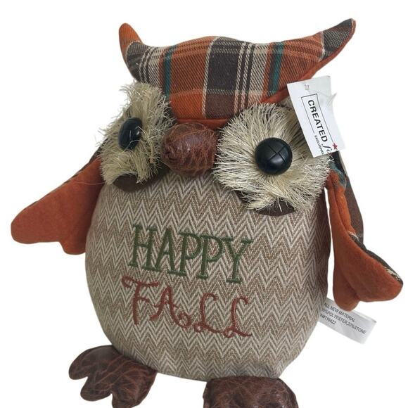 OWL FALL HOME DECORATION PLUSH 10’X10’ HAPPY FALL KAWAII - Picture 4 of 9